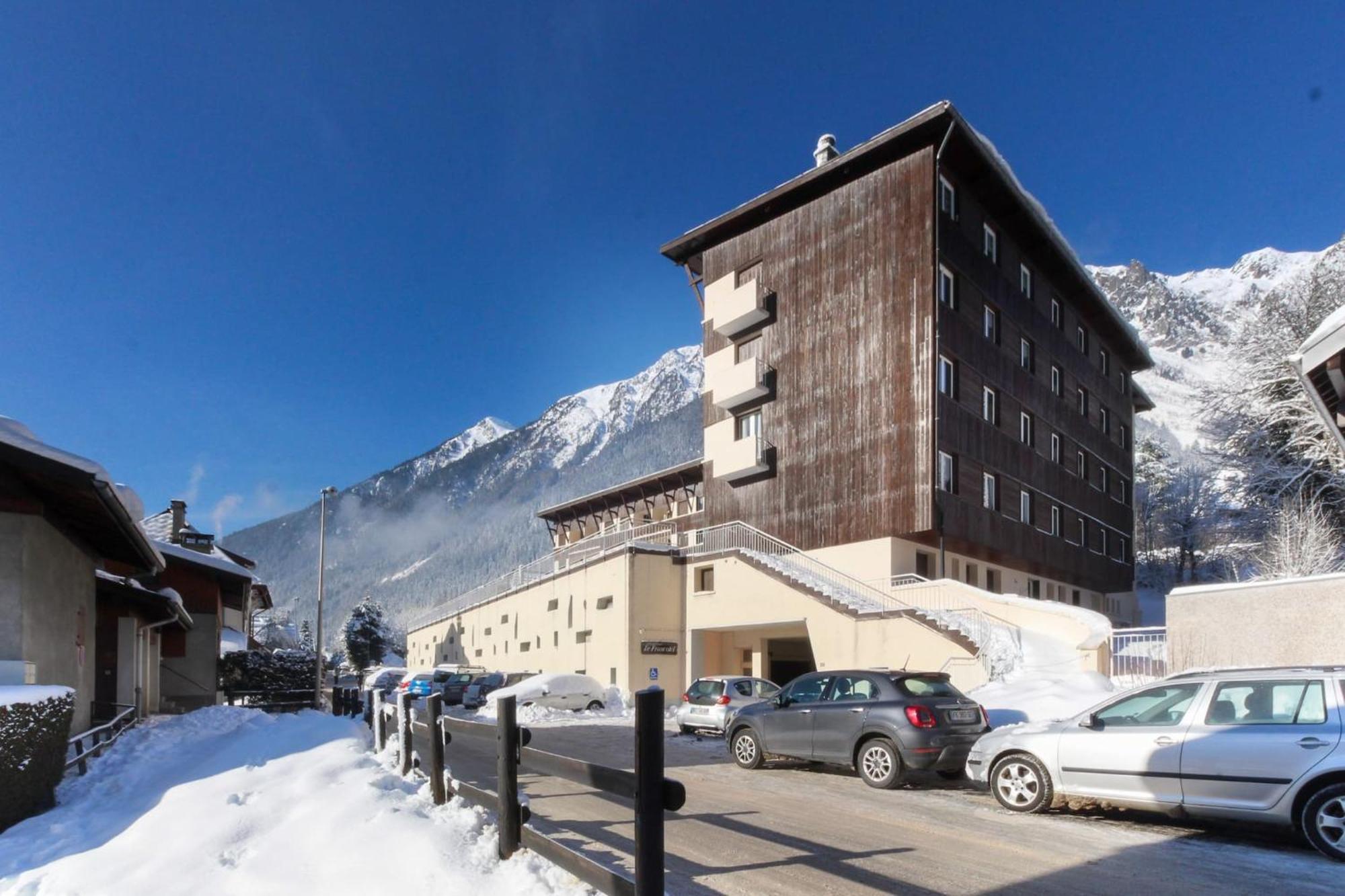 Les Pecles Mt Blanc - Chamonix Center Apartment Bagian luar foto